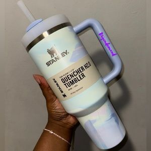 Stanley Clean Stale Quencher H2.O FlowState Tumbler- Cool Serene Brushstroke